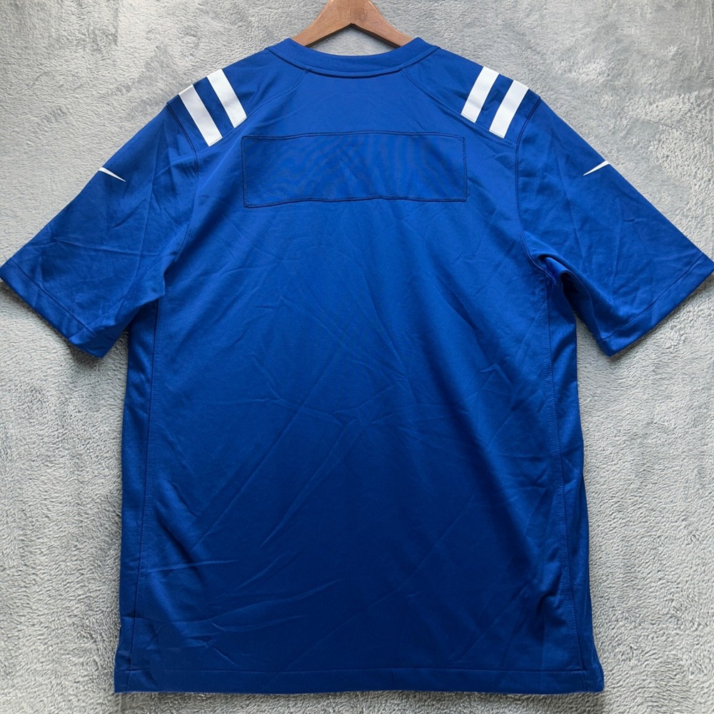 Nike NFL On Field Indianapolis Colts Jersey Mens Large Blue Blank Team Jersey - Picture 2 of 7